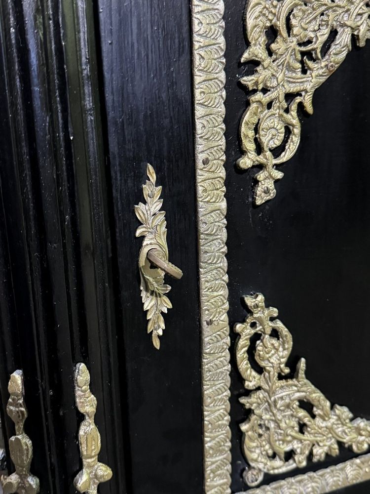 Mobili in legno laccato stile Napoleone III "Boulle