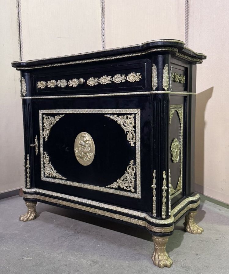 Mobili in legno laccato stile Napoleone III "Boulle