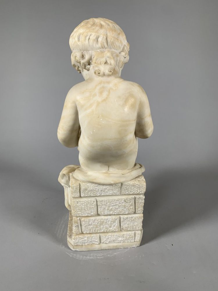 Marmorskulptur 19. Jh. Der Leser Nach Canova