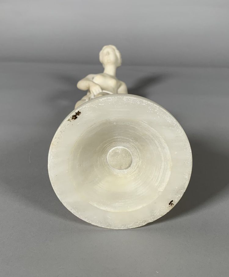 Skulptur Aus Weißem Marmor Diane Au Bain d'Apres Falconet (1716-1791) 19.