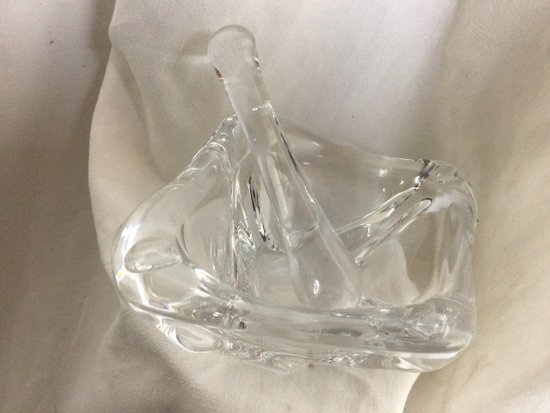 Daum France cendrier en cristal 