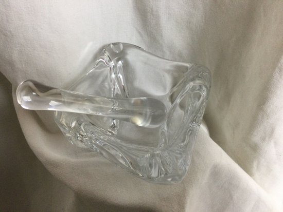 Daum France cendrier en cristal 