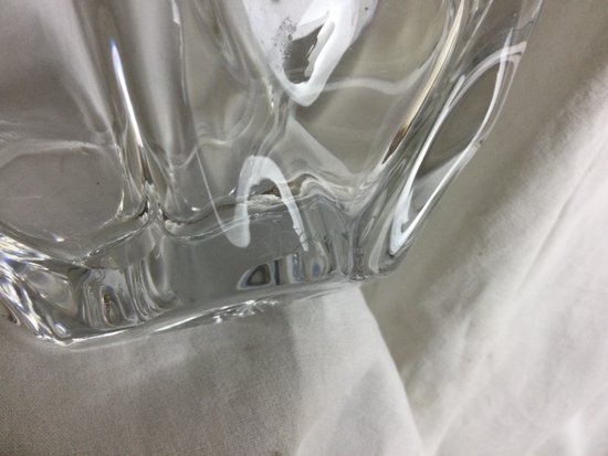 Daum France cendrier en cristal 