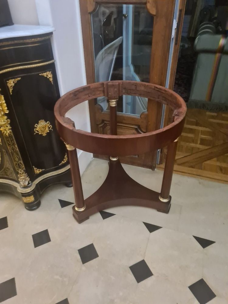 Empire period mahogany side table, circa 1810