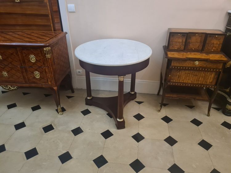 Empire period mahogany side table, circa 1810