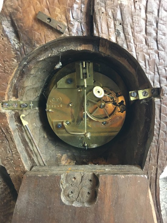 Big black forest clock