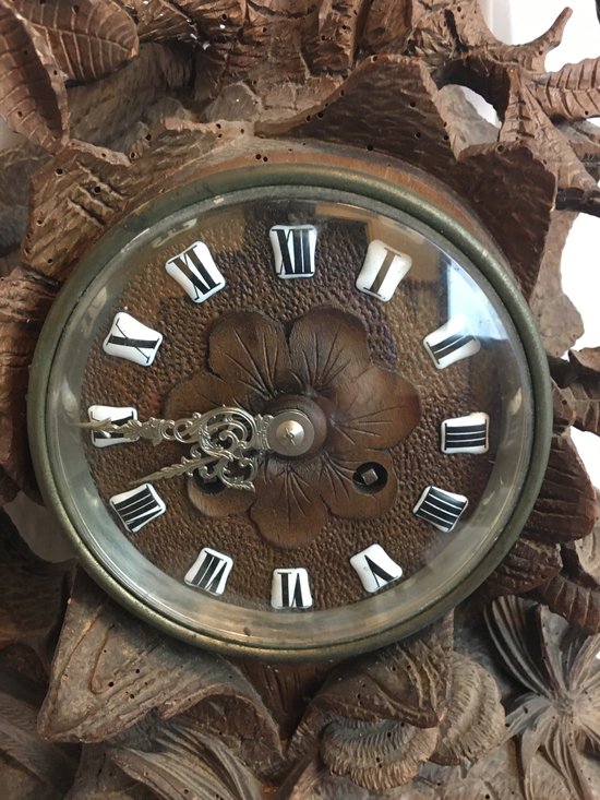 Big black forest clock