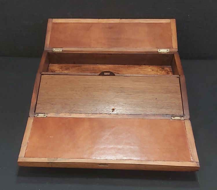 Carved Anglo-Indian writing desk
