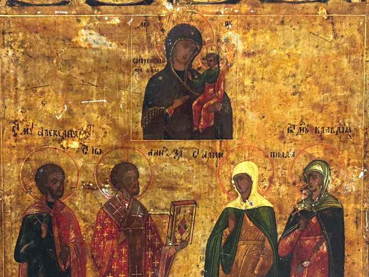 Icône russe  orthodoxe du XIXéme siècle 