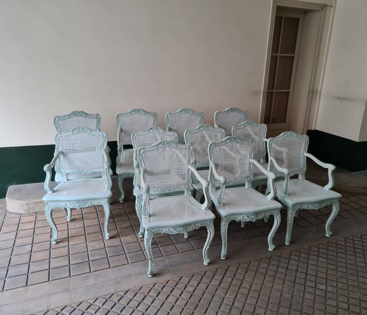 Poltrone in stile Regency Suite 11, circa 1900