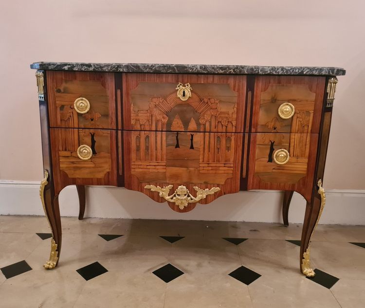 commode époque  Transition , double estampille de N.Petit et L.Boudin 
