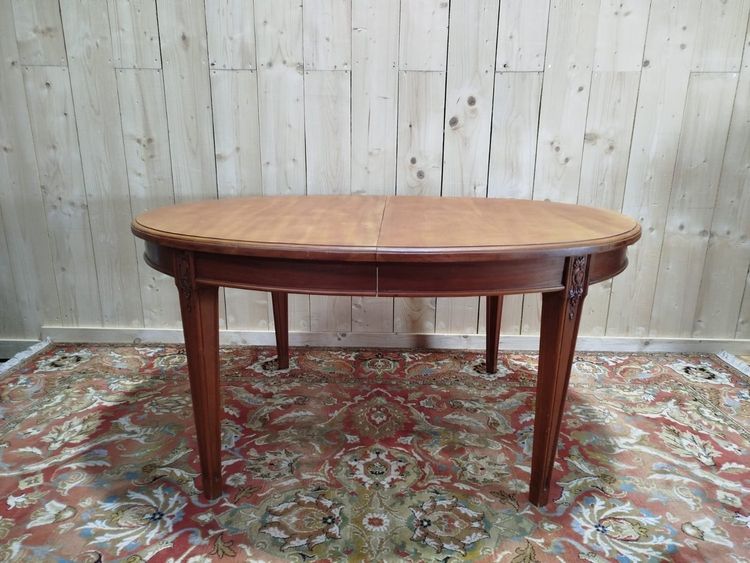 Art Nouveau style oval dining table