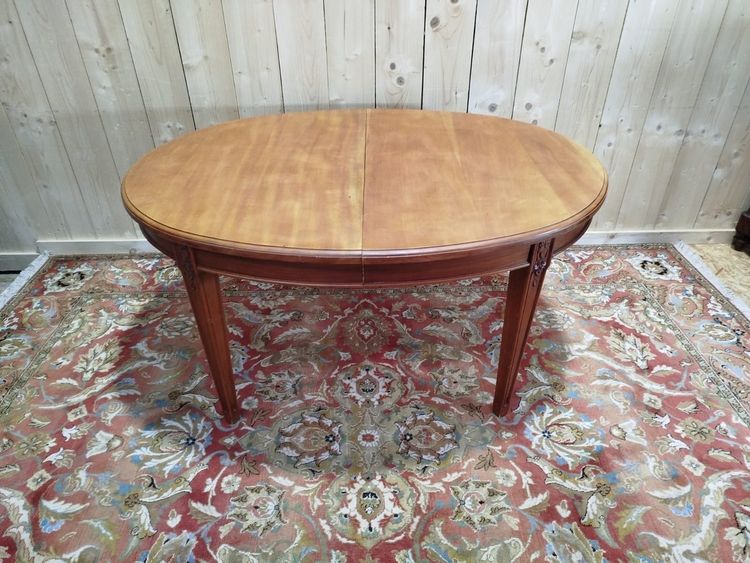 Art Nouveau style oval dining table