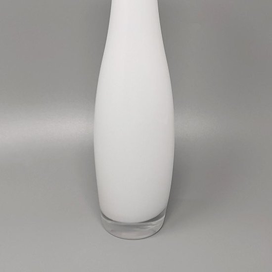 1970 Superb pair of Dogi vases in Murano glass. Made in Italy