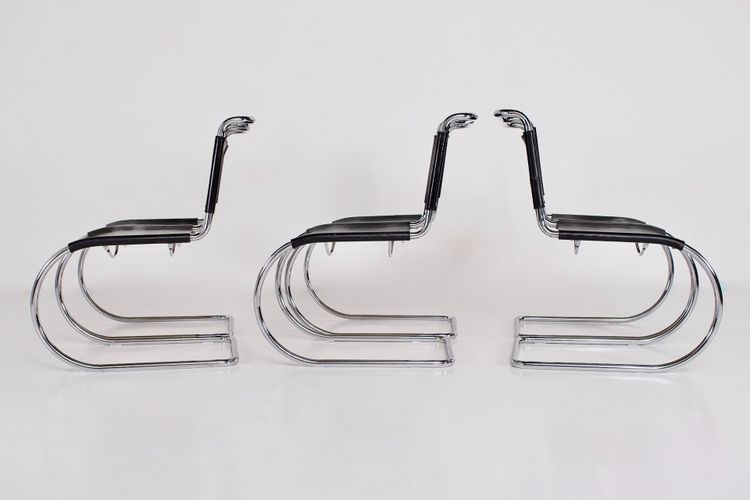 MR 10 chairs by Mies van der Rohe for Thonet