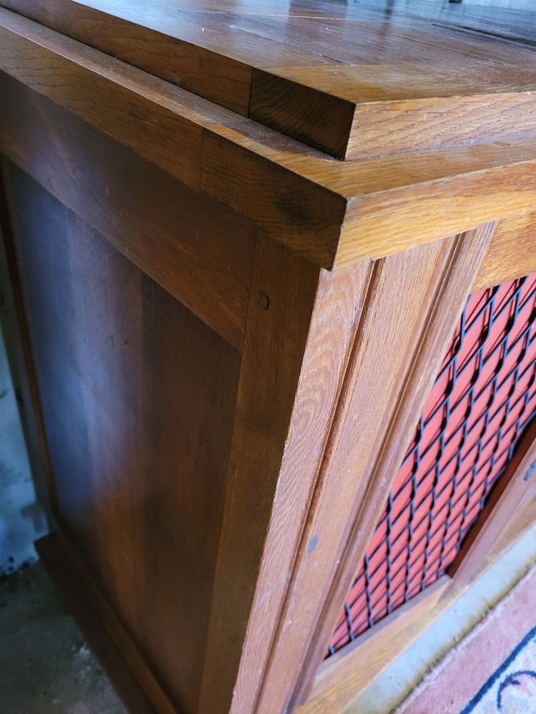 Credenza in legno e ferro a 5 ante