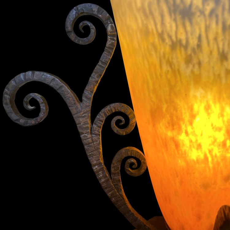 Art Deco Schneider lamp