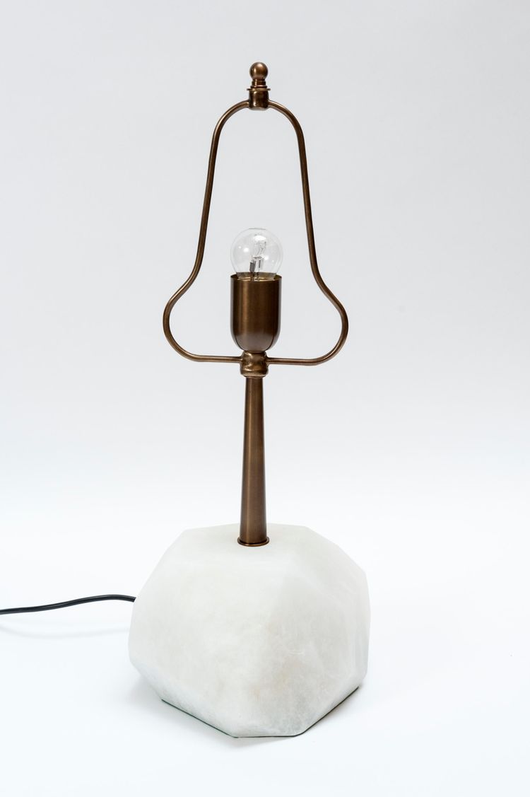 Apparecchi Glustin - Lampade da tavolo in alabastro sfaccettato