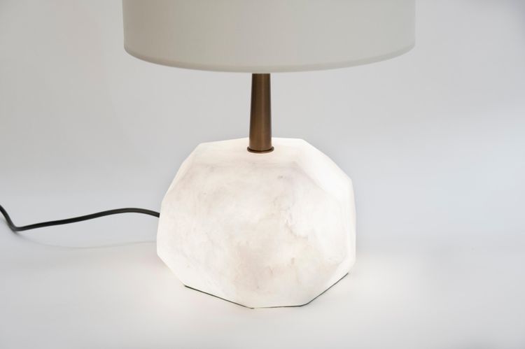 Apparecchi Glustin - Lampade da tavolo in alabastro sfaccettato