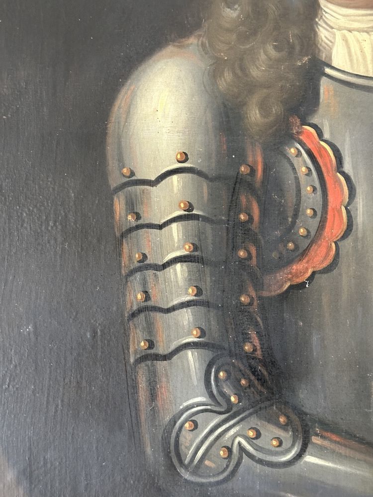 H/T Brustbild eines Aristokraten in Rüstung