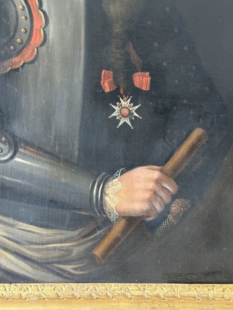 H/T Brustbild eines Aristokraten in Rüstung