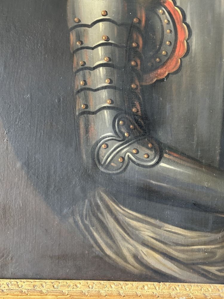 H/T Brustbild eines Aristokraten in Rüstung