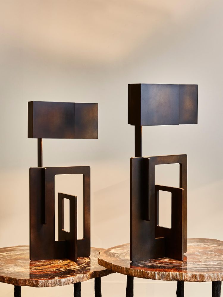 Pair of Kit table lamps by Esperia