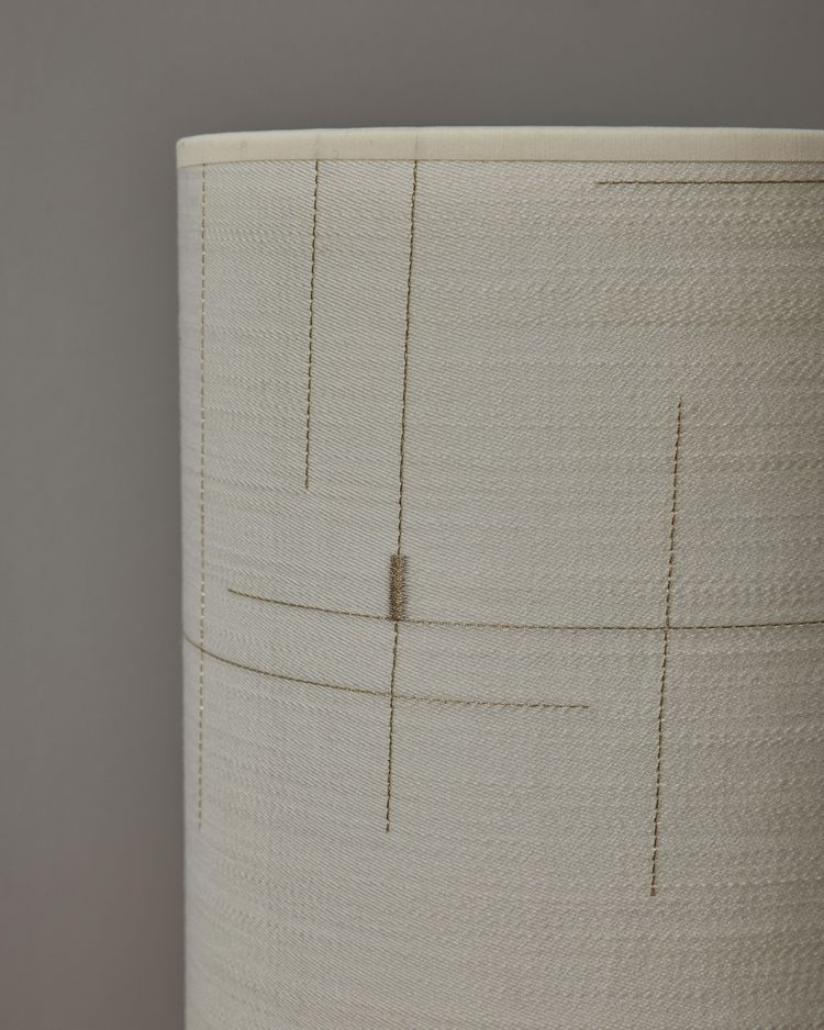 Jacques Blin baluster-shaped ceramic table lamp