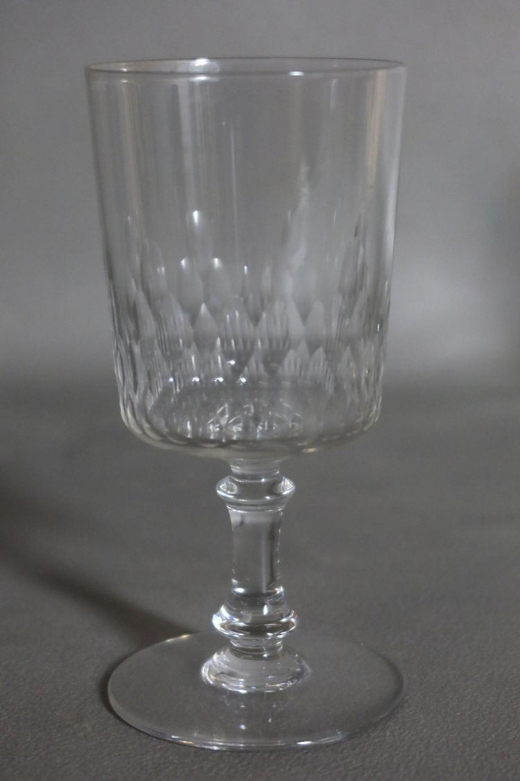 Set di bicchieri in cristallo molato da 32 pezzi