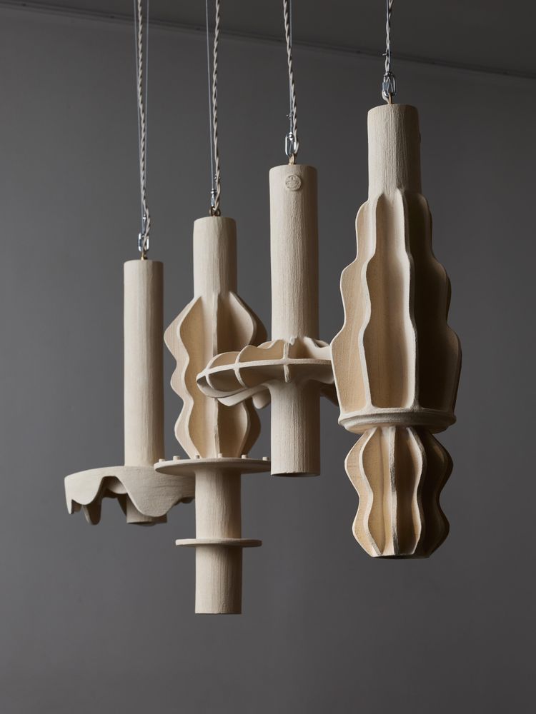 Olivia Cognet ceramic pendant lamps