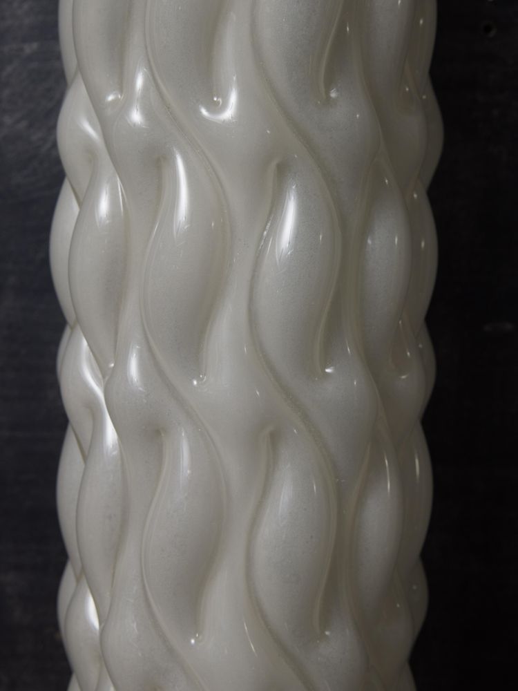 Set of four wall sconces in metal and blown Murano glass