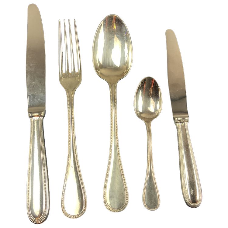 Christofle ménagère modèle perle 60 pièces 