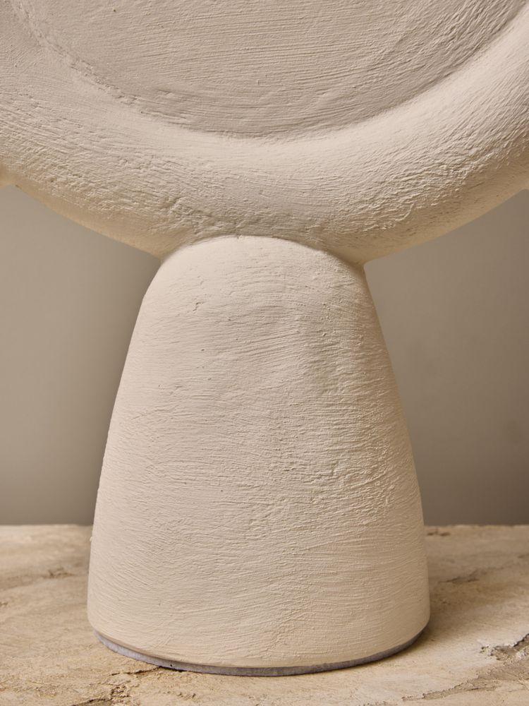 Pair of Sunshine table lamps in plaster