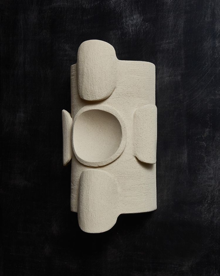 Coppia di applique da parete in ceramica Olivia Cognet