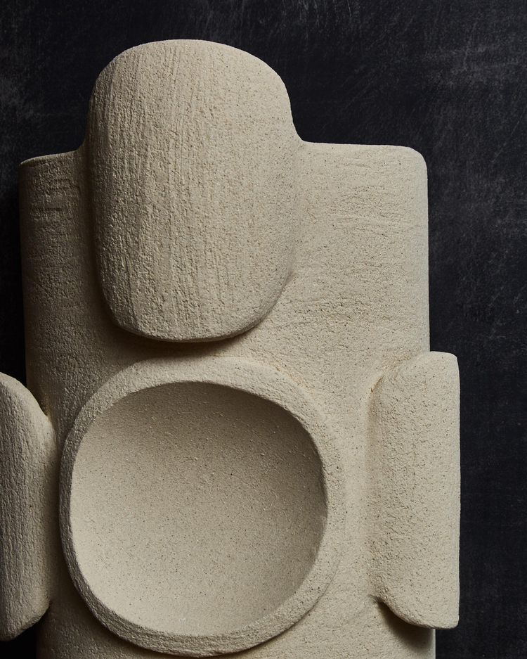 Coppia di applique da parete in ceramica Olivia Cognet