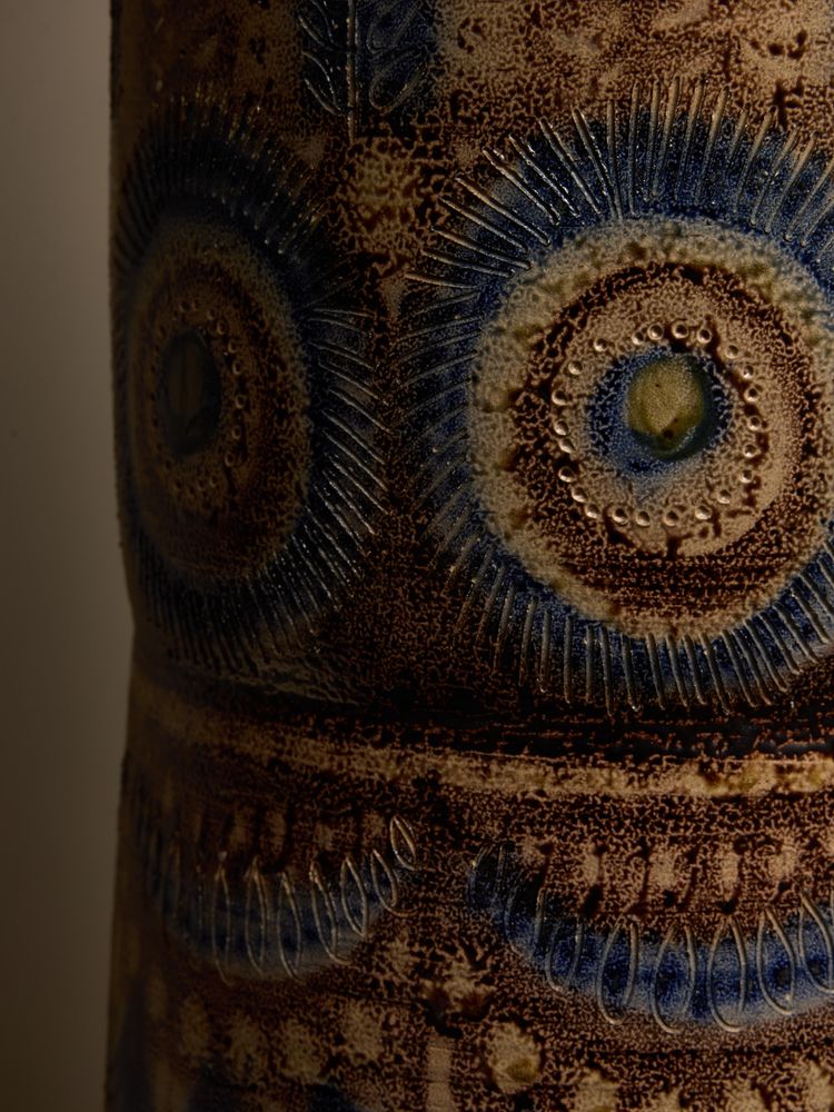 Grande lampe de table de J.C. Courjauld