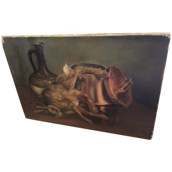 ARTUS. Stilleben mit Hasen