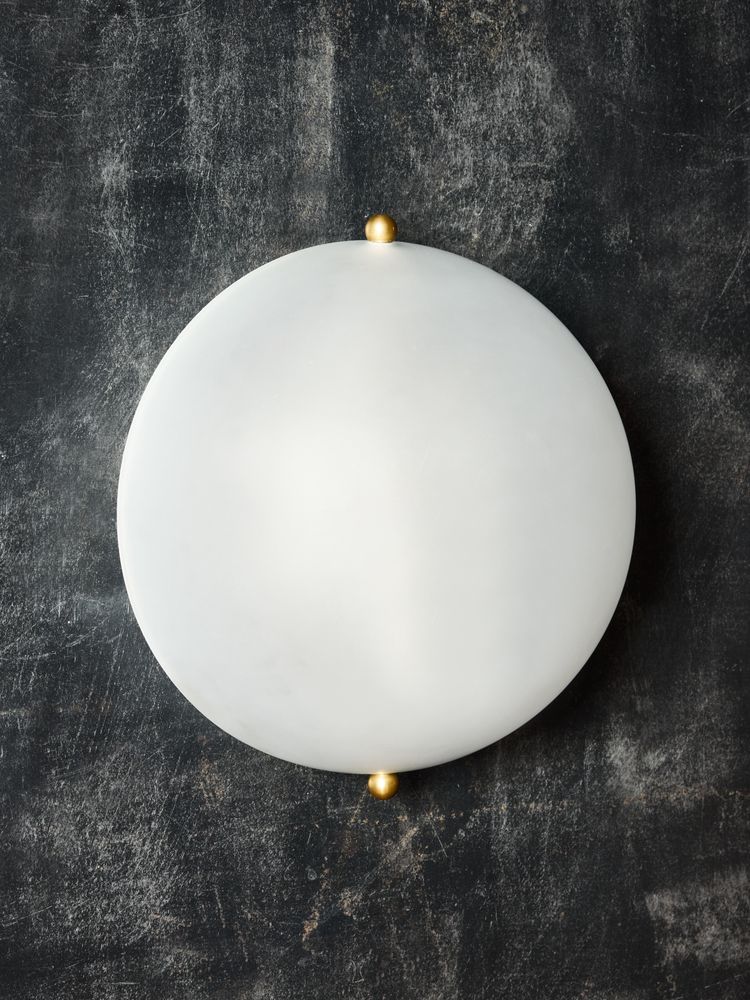 Frosted semi-global wall lights