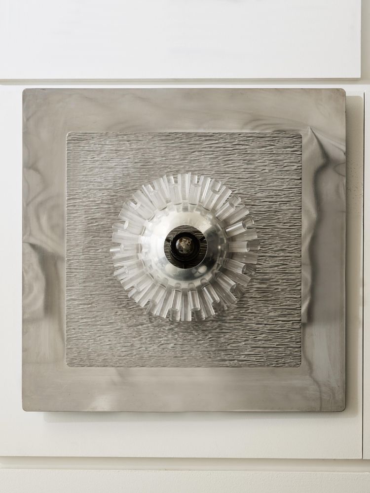 Metal and polycarbonate wall lights by Gaetano Missaglia