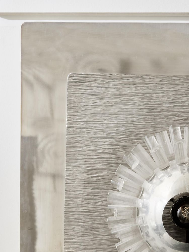 Metal and polycarbonate wall lights by Gaetano Missaglia