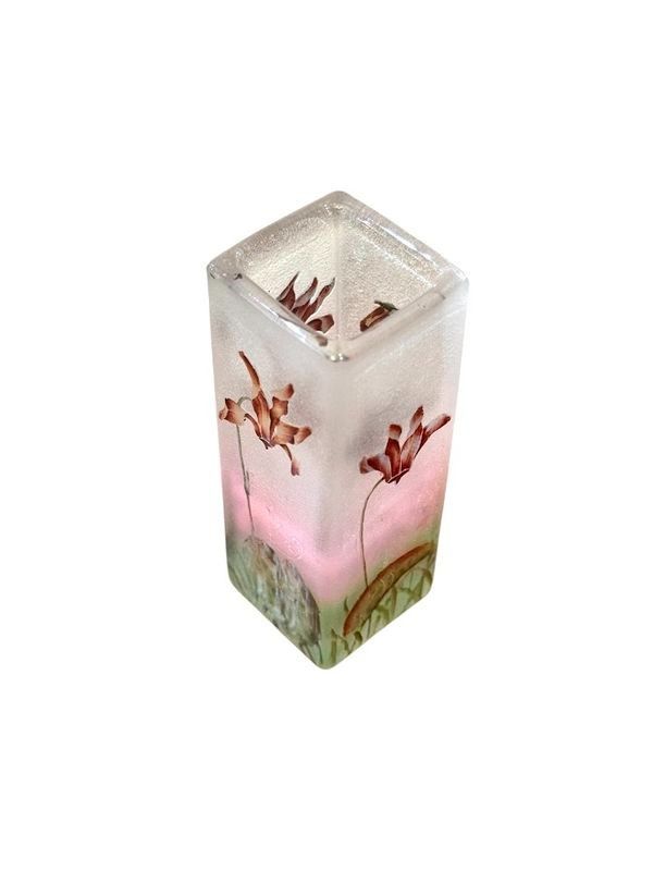 Daum Nancy Jugendstil-Vase "Alpenveilchen"