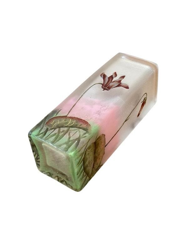 Daum Nancy Jugendstil-Vase "Alpenveilchen"