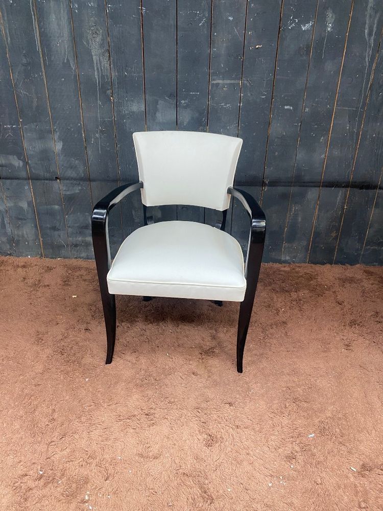 Paar vollständig restaurierte Art-Deco-Sessel circa 1930