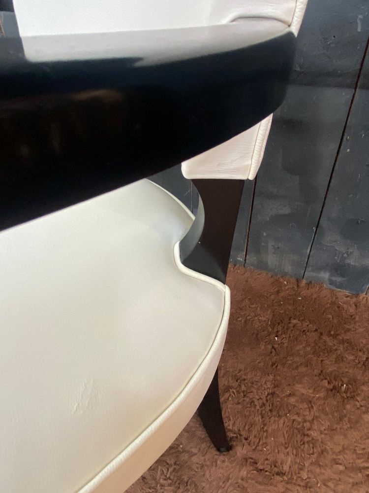 Paar vollständig restaurierte Art-Deco-Sessel circa 1930