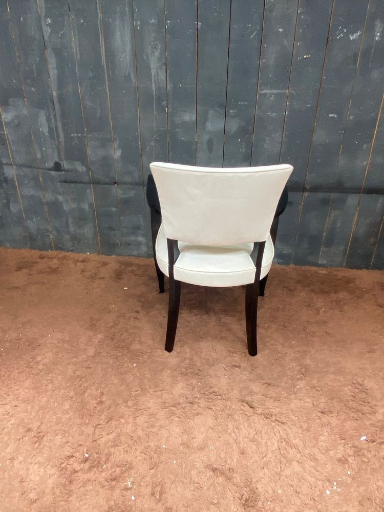 Paar vollständig restaurierte Art-Deco-Sessel circa 1930