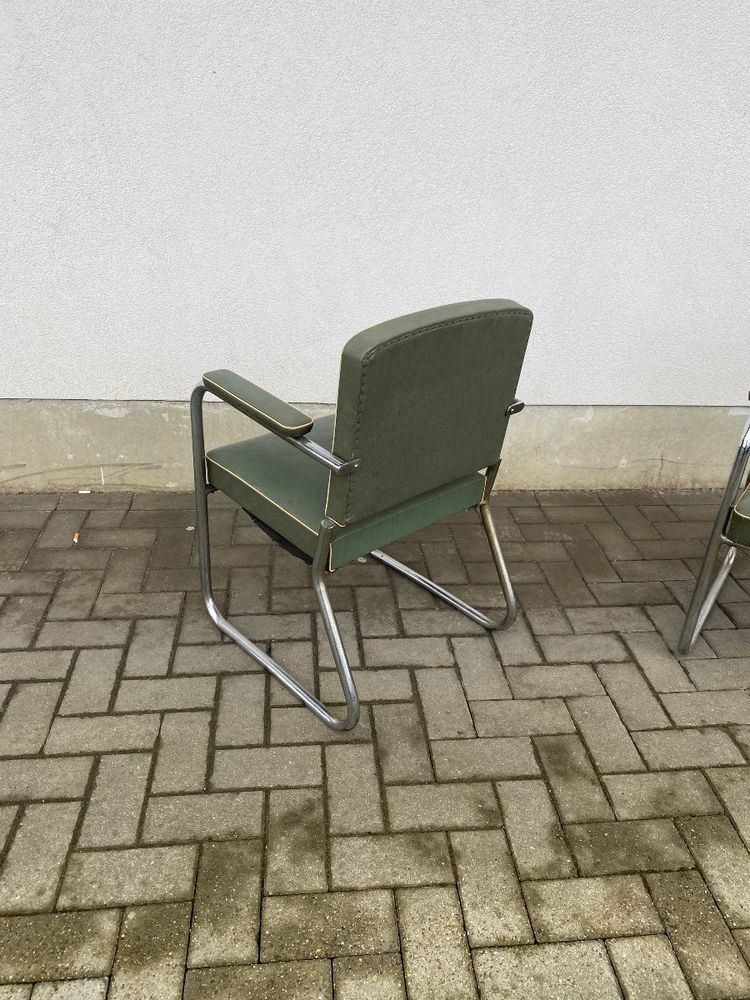 Suite Von 9 Modernistischen Art Deco Sesseln Circa 1930/1950
