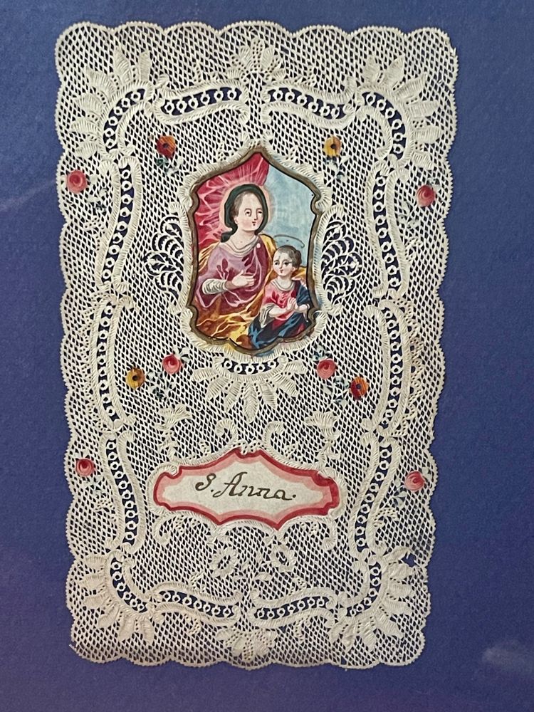 CANIVET, SAINT ANNA, 18TH CENTURY . Pious image
