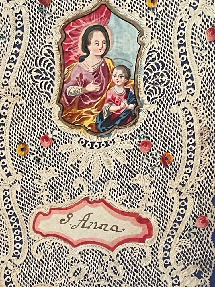 CANIVET, SAINT ANNA, 18TH CENTURY . Pious image