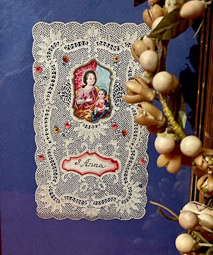 CANIVET, SAINT ANNA, 18TH CENTURY . Pious image