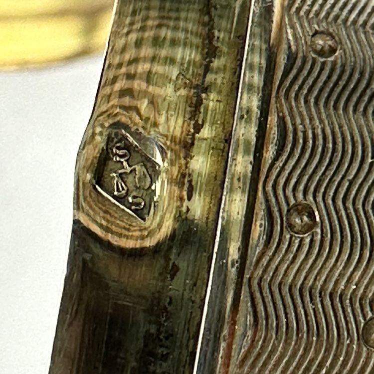 Small silver and vermeil box, 19th century